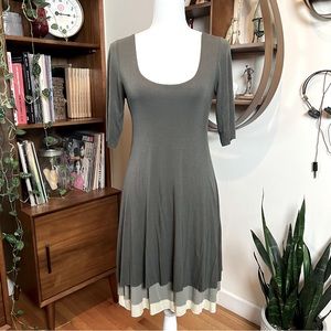 Super Soft Casual Dress! Neutral Earth Tones!